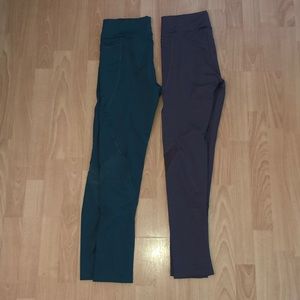 Two pairs of leggings
